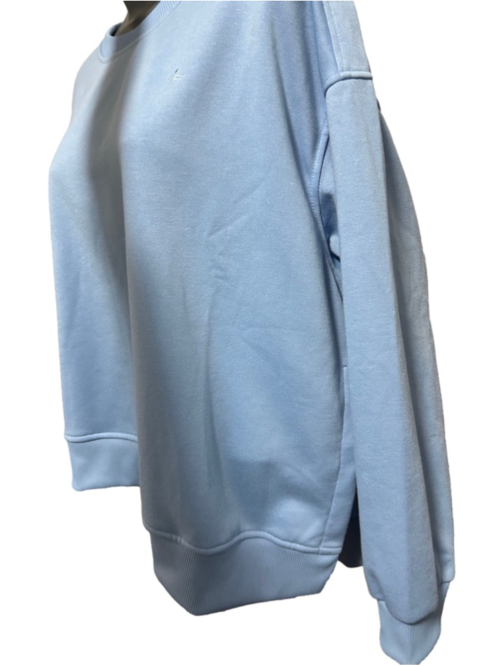 NWOT Halara Round Neck Dropped Shoulder Long Sleeve Split Hem size XL - Picture 5 of 7